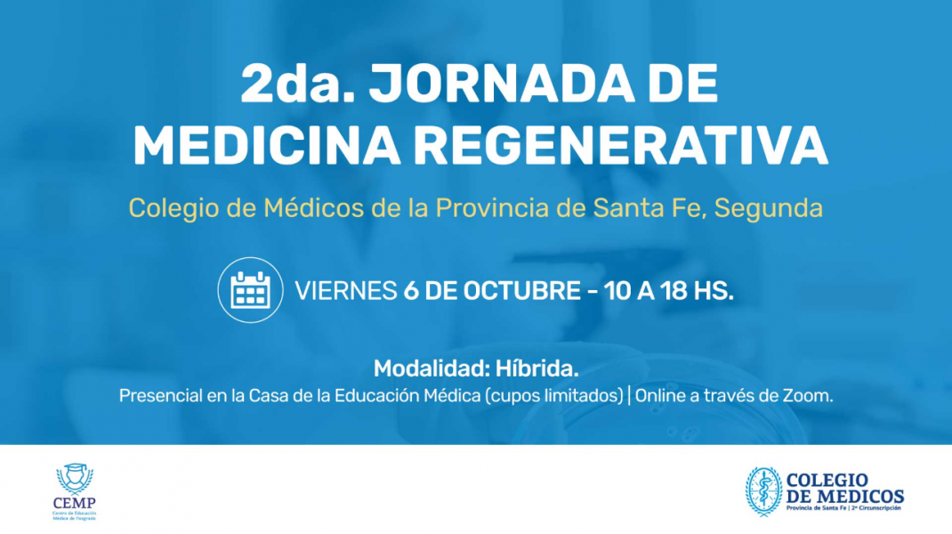 2da. JORNADA DE MEDICINA REGENERATIVA