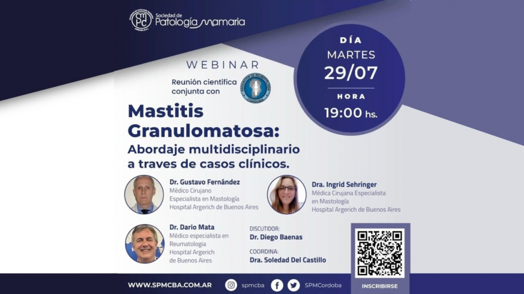 Mastitis granulomatosa: abordaje multidisciplinario a través de casos clínicos.